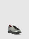 Sapatos com Atacadores em Prateado